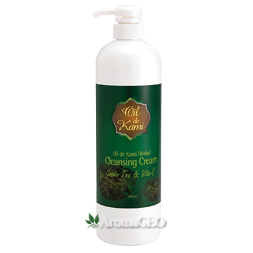 [오일드까미] 녹차&amp;비타C 클렌징크림(Cleansing Cream-GreenTea VitaC)1000ml